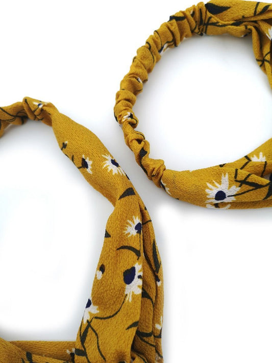 Mommy and Me Floral Headband Matching Wear - dianjiang-