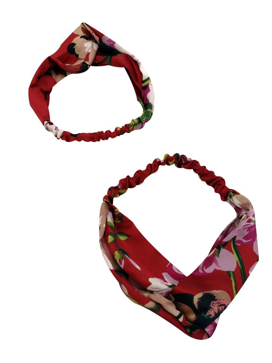 Mommy and Me Floral Headband Matching Wear - dianjiang-