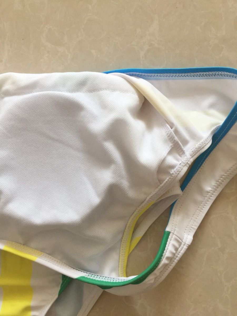 Mommy and Me Striped Color Blocking One Piece Swimming Wear - dianjiang-