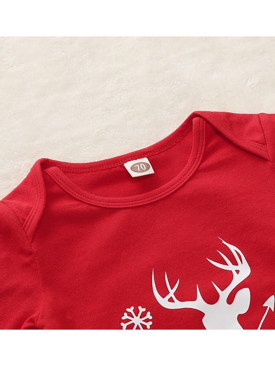 My 1st Christmas 2-Piece Letters Red 70CM Baby Sleeping Bag & Hat - dianjiang-