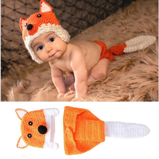 Newborn Photography Props Baby Fox Clothes - dianjiang-