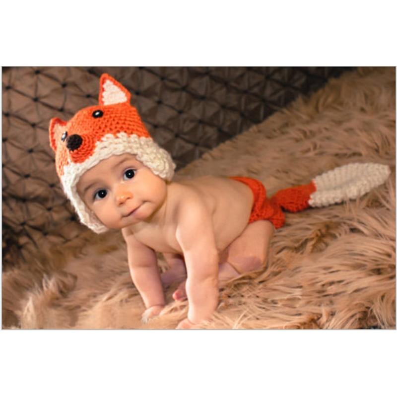 Newborn Photography Props Baby Fox Clothes - dianjiang-