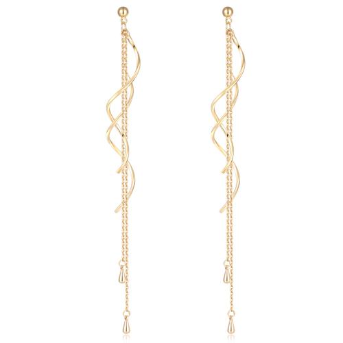 Skinny personality super fairy tassel earrings earrings Joker super fairy sexy earrings female temperament Korea - dianjiang-