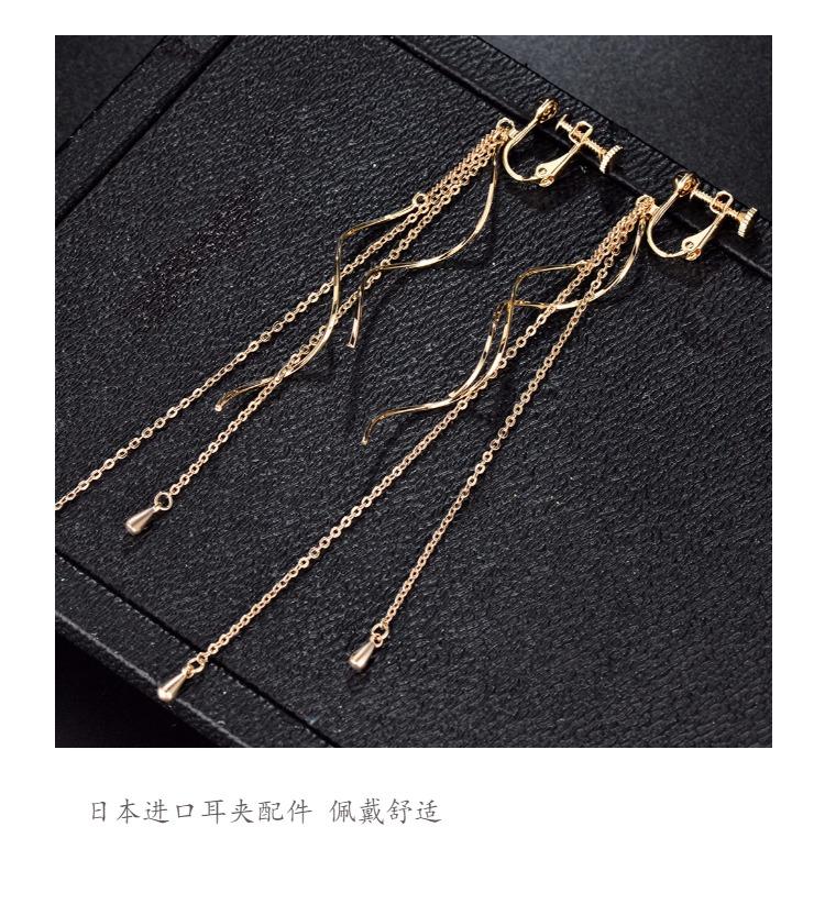 Skinny personality super fairy tassel earrings earrings Joker super fairy sexy earrings female temperament Korea - dianjiang-