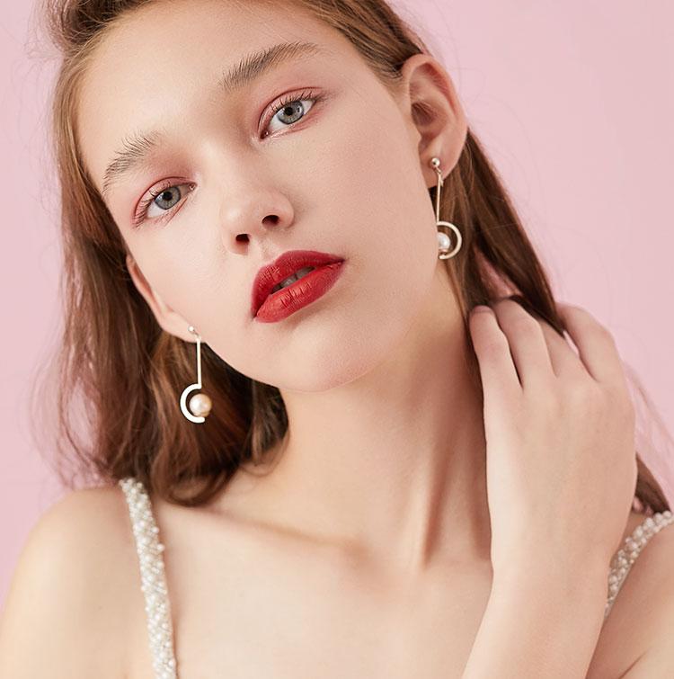 Clearance Micro-blem Cashmere cloth Micro-blem overvalued solitary high-quality earrings - dianjiang-