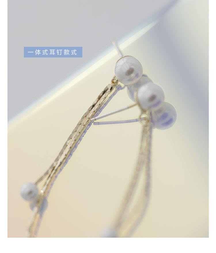 Mermaid female fish tail earrings long hundred set earringearrings no ear hole 2019 new dolphin ear nails Han - dianjiang-