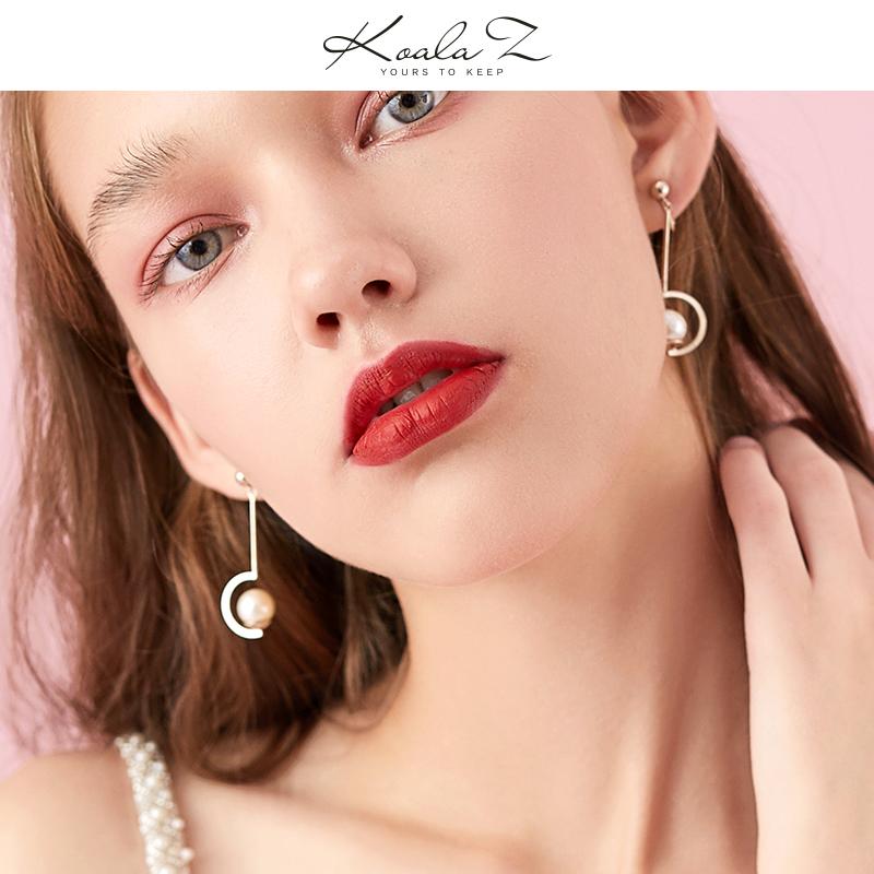 Clearance Micro-blem Cashmere cloth Micro-blem overvalued solitary high-quality earrings - dianjiang-