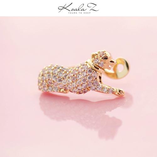 百搭个性法式简约设计感满钻星芒冷淡风经典猎豹森系耳骨夹女 - dianjiang-