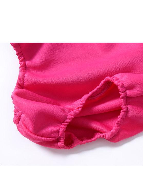 Off Shoulder Baby Girl Pink Romper Onesie - dianjiang-