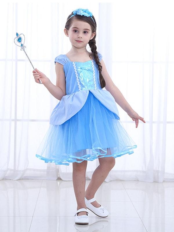 Sleeveless Strapped Splicing Custome Party Wear Princess Dress - dianjiang-