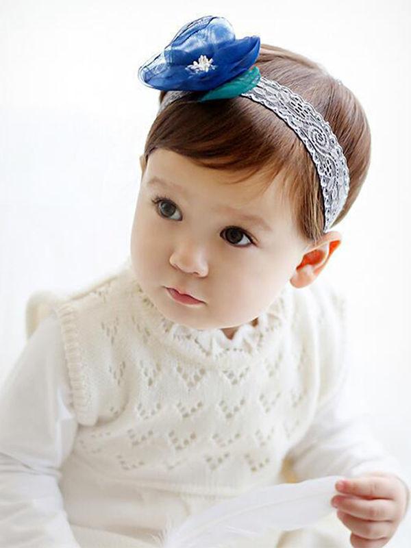 Popular Flower Hairband Elastic Hair Clasp For Baby Toddler Girls - dianjiang-