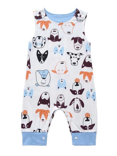 Printed Baby Sleeveless Jumpsuit - dianjiang-