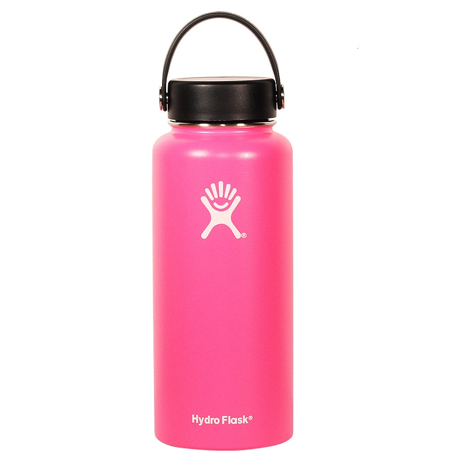 Quality Sports Bottle Hydro Flask 18oz 32oz Tumbler Flask Vacuum Insulated Flask Stainless Steel Water Bottle Wide Mouth Outdoor - dianjiang-