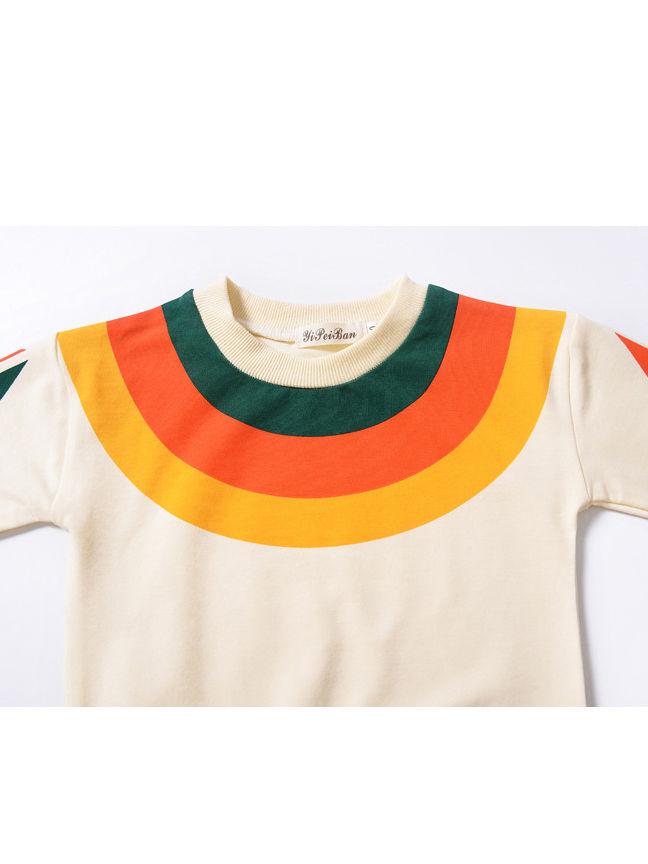 Rainbow Tassel Pattern Baby Little Girl Top Jumper - dianjiang-