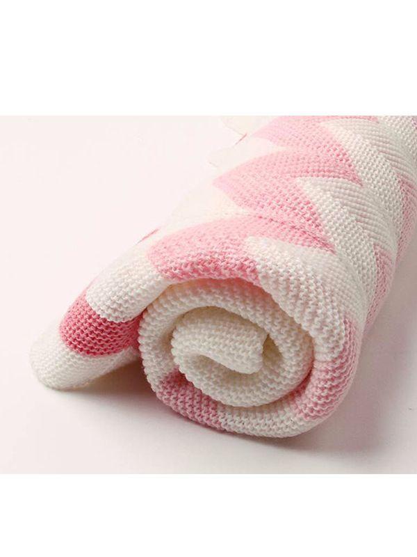 Rhombus Plaids Warp Knitted Acrylic Blanket - dianjiang-