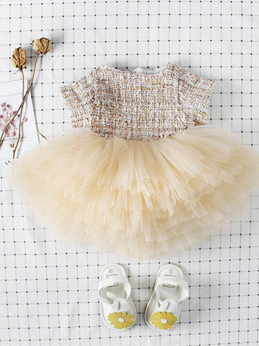 Paneled Spanish Style Tulle TUTU PRINCESS DRESS - dianjiang-