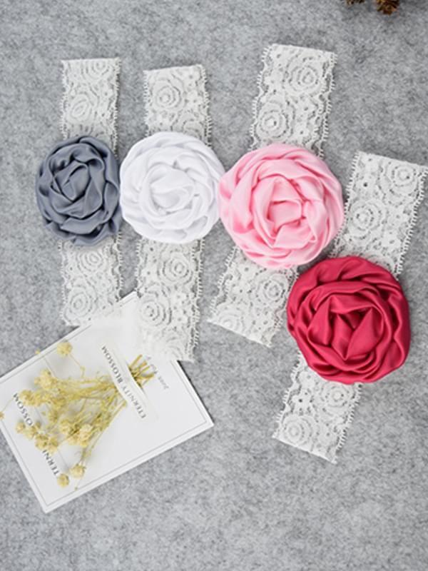 Rose Elastic Lace Headband Baby Toddler Girls Accessories - dianjiang-