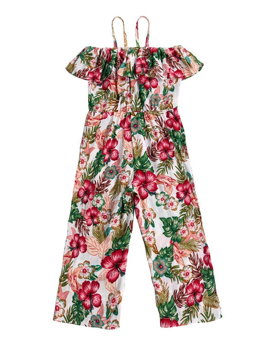 Flower Baby Little Girl Romper Ruffle Jumpsuit - dianjiang-