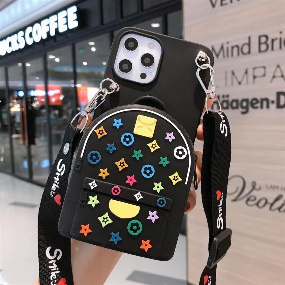 小銭入れiphone11 / 12promax携帯電話ケース13promaxメッセンジャー6s / 7pソフト8plusセットx / xsmax - dianjiang-