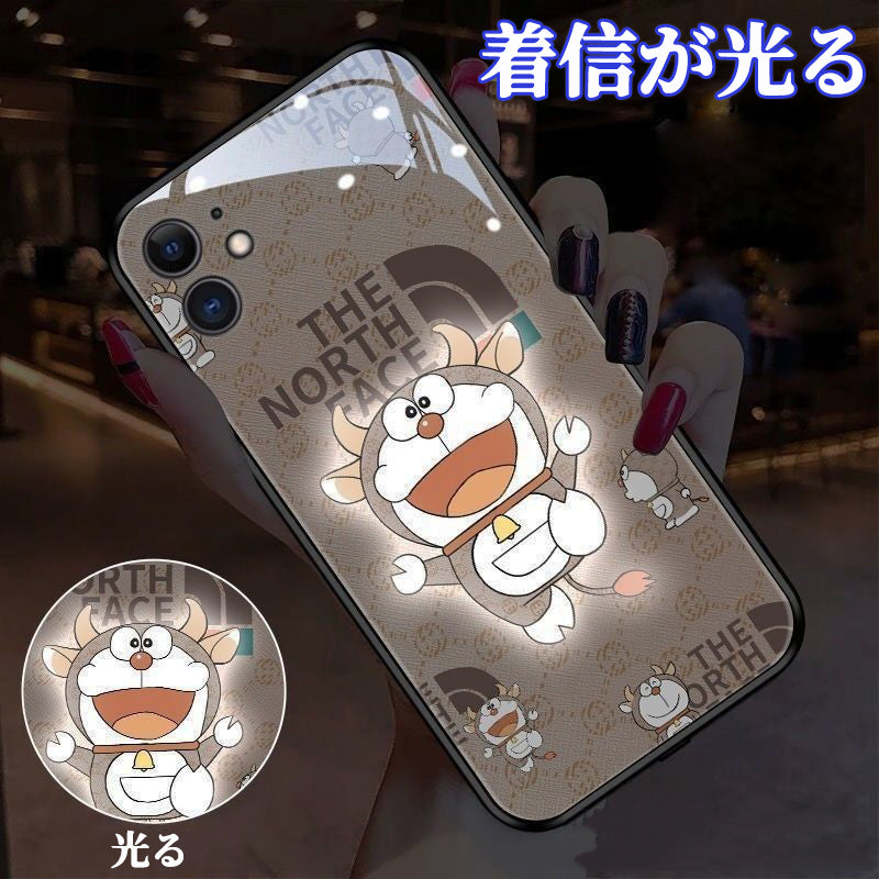 日欧協力タイドブランドドラえもんノースコール発光iphoneケース - dianjiang-