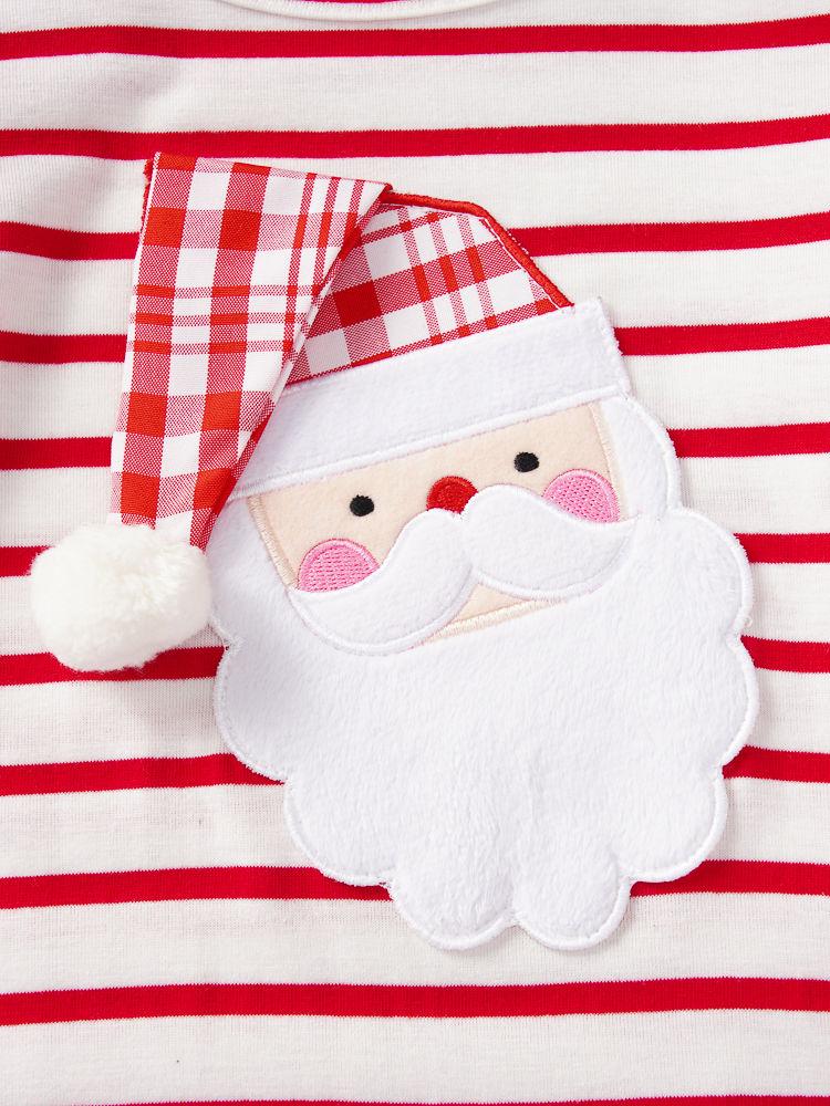Santa Claus Baby Toddler Girl Long sleeves Stripe Dress - dianjiang-