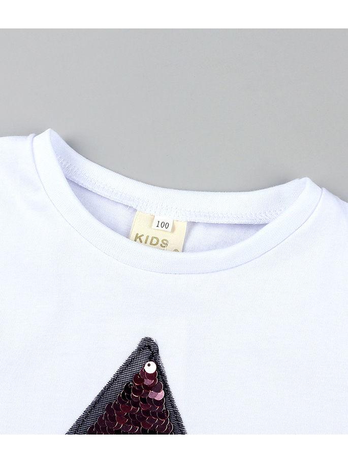 Sequins Star Color Changed T-shirt - dianjiang-