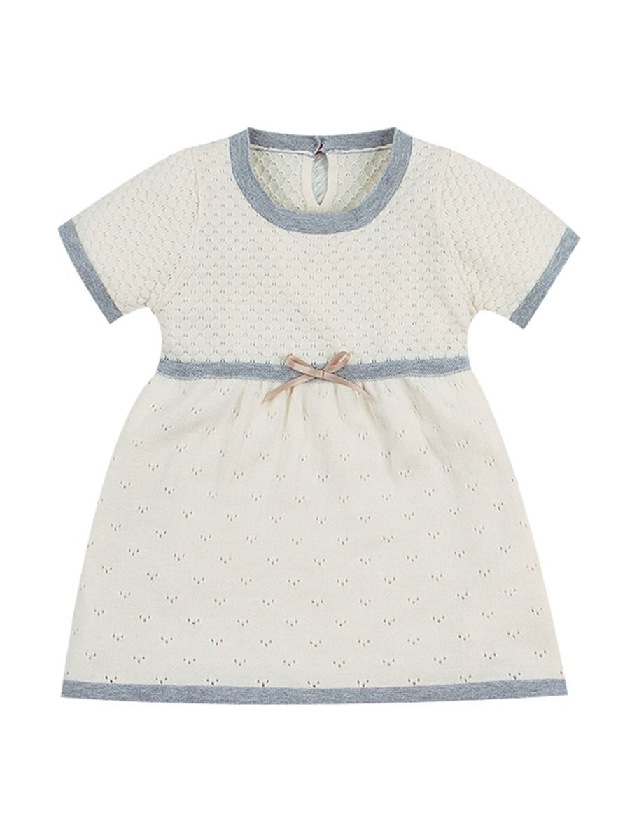 Spanish Stlye Short-sleeved Crochet Shift Girls Dresses - dianjiang-