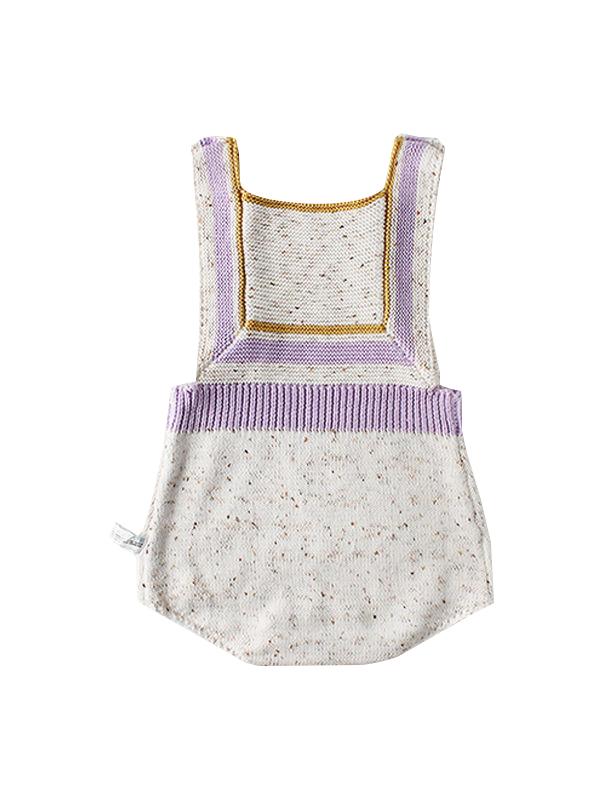 Sleeveless Knitted Wear Cotton Romper Baby Girls Boys Bodysuit - dianjiang-