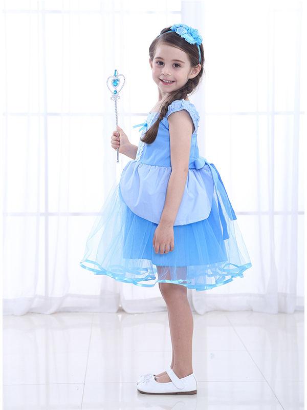 Sleeveless Strapped Splicing Custome Party Wear Princess Dress - dianjiang-