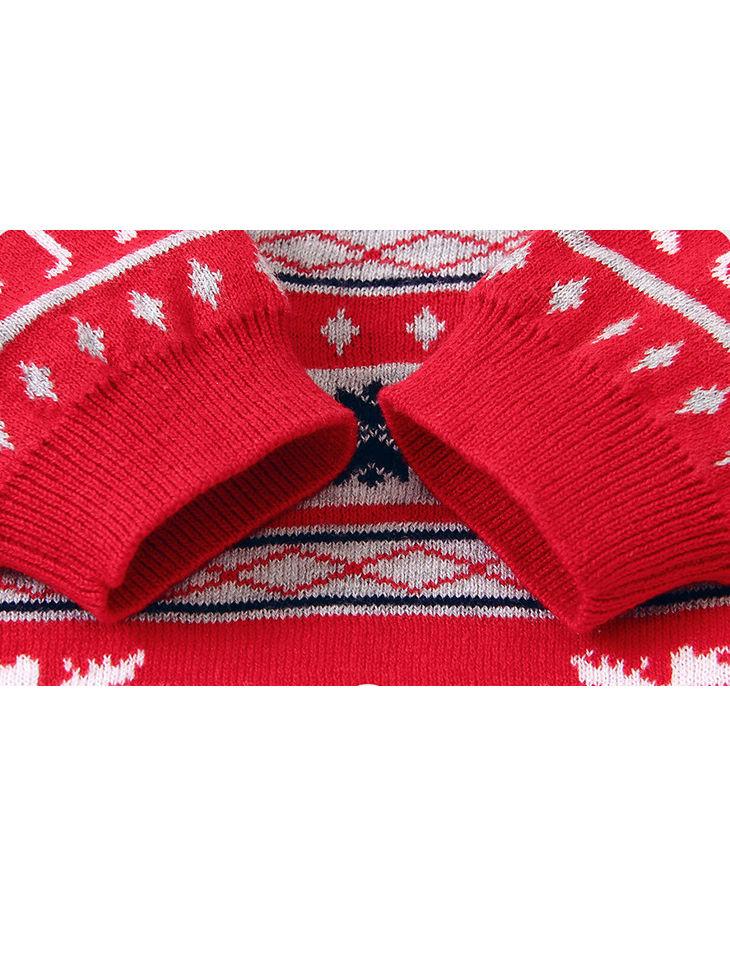 Snowflake Christmas Reindeer Baby Crochet Onesie - dianjiang-