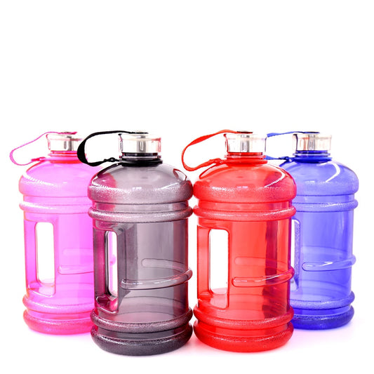 Soffe 2.2L Large Capcity 1/2 Gallon Water Bottle Bpa Free Shaker Protein Plastic Sport Water Bottles Handgrip Gym Fitness Kettle - dianjiang-