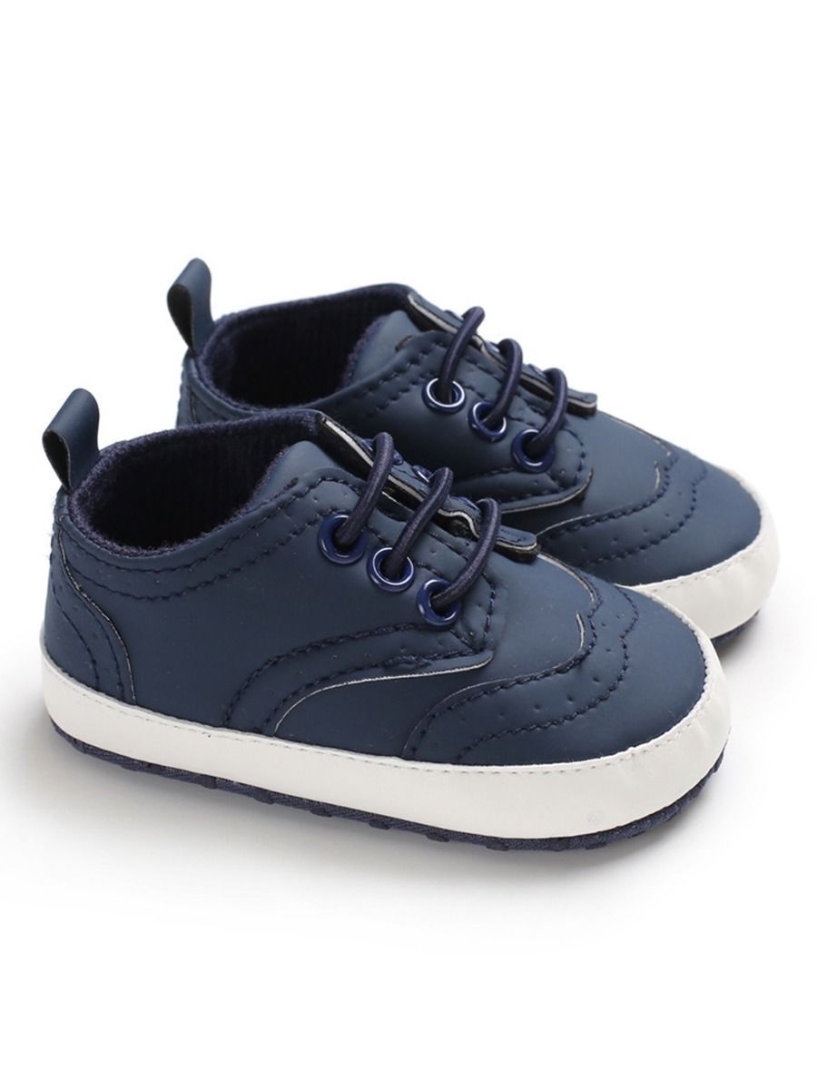 4 Solid Colors Baby Boy Crib Shoes Spring Fall - dianjiang-