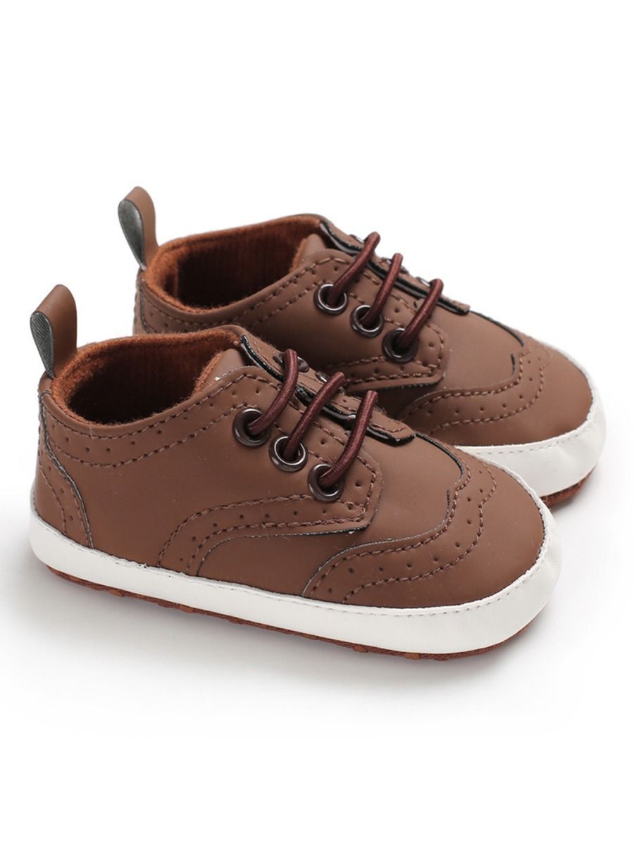 4 Solid Colors Baby Boy Crib Shoes Spring Fall - dianjiang-