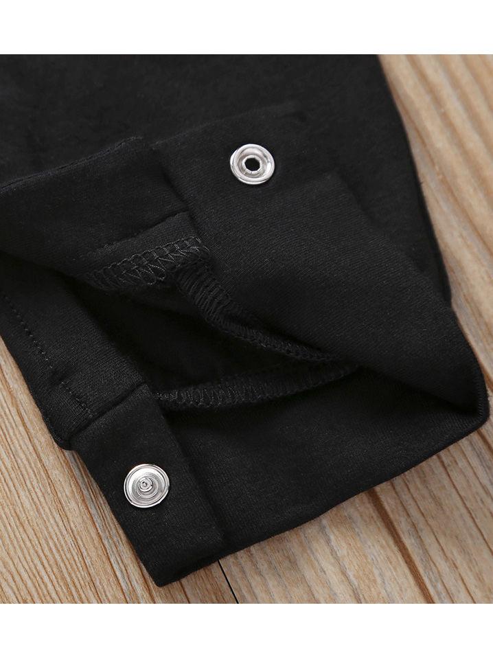 Solid Color Letters Printed Summer Baby Boys Overall - dianjiang-