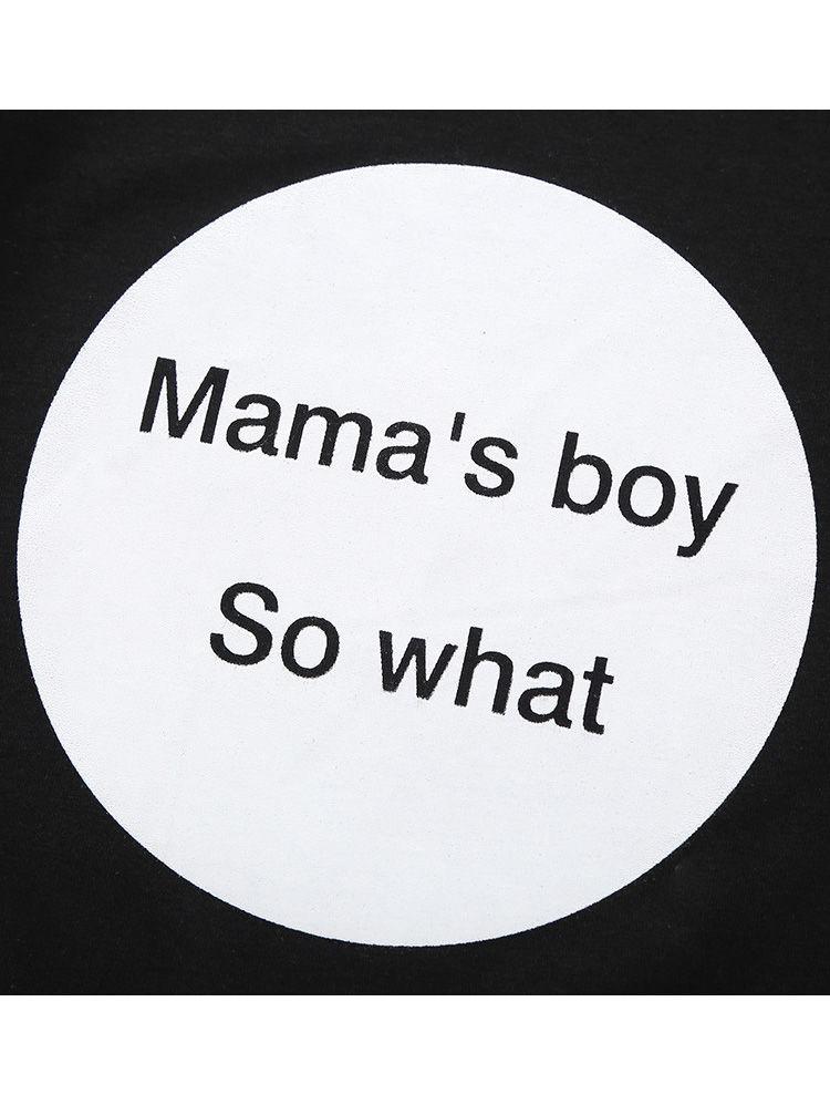 Solid Color Letters Printed Summer Baby Boys Overall - dianjiang-