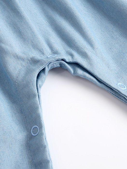 Spanish Blue Ruffled Sleeveless Summer Baby Onesie Jumpsuit - dianjiang-