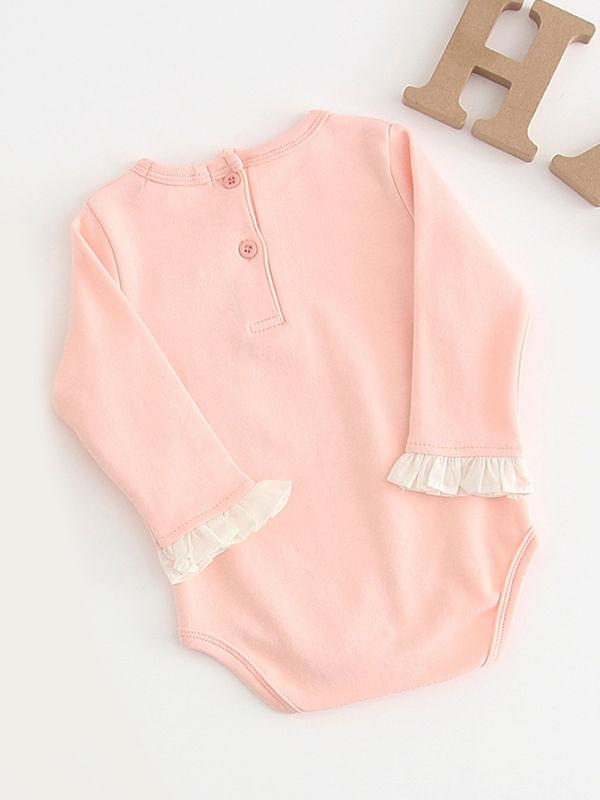 DADDY MOMMY Letters Print Ruffle-cuff Romper Bodysuit Spanish Style Baby Clothes - dianjiang-