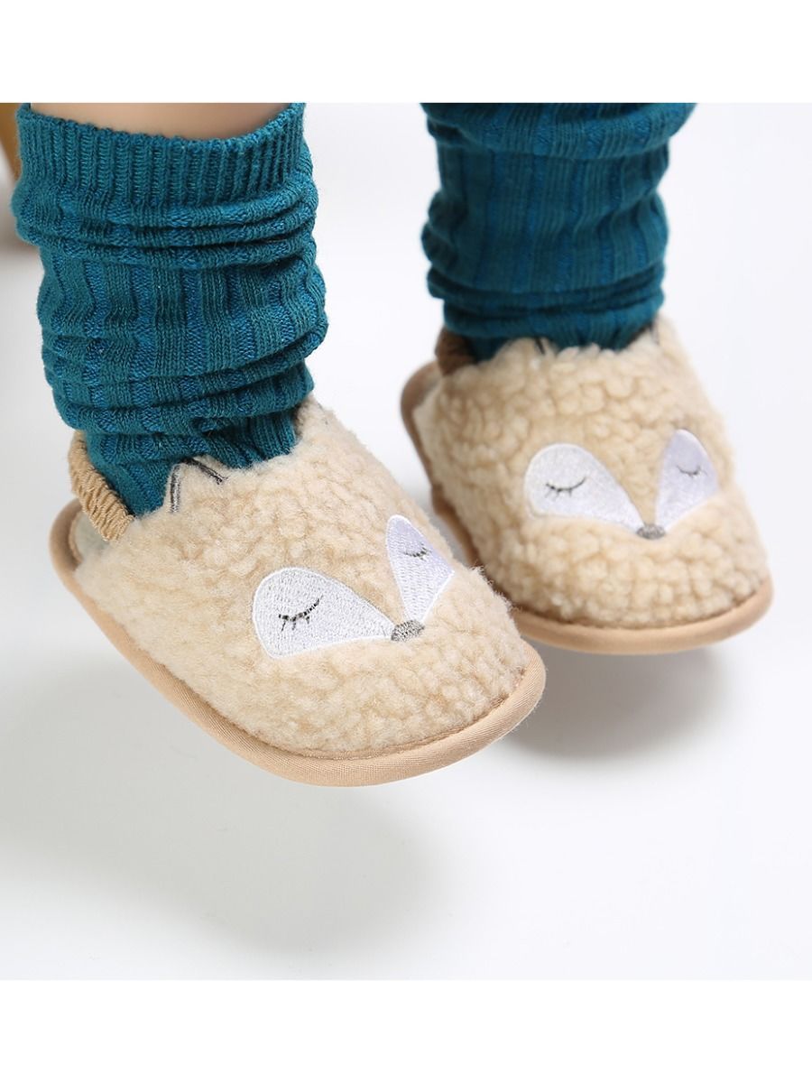 Spring- Fall Baby Cute Fox Style Indoor Slipper - dianjiang-