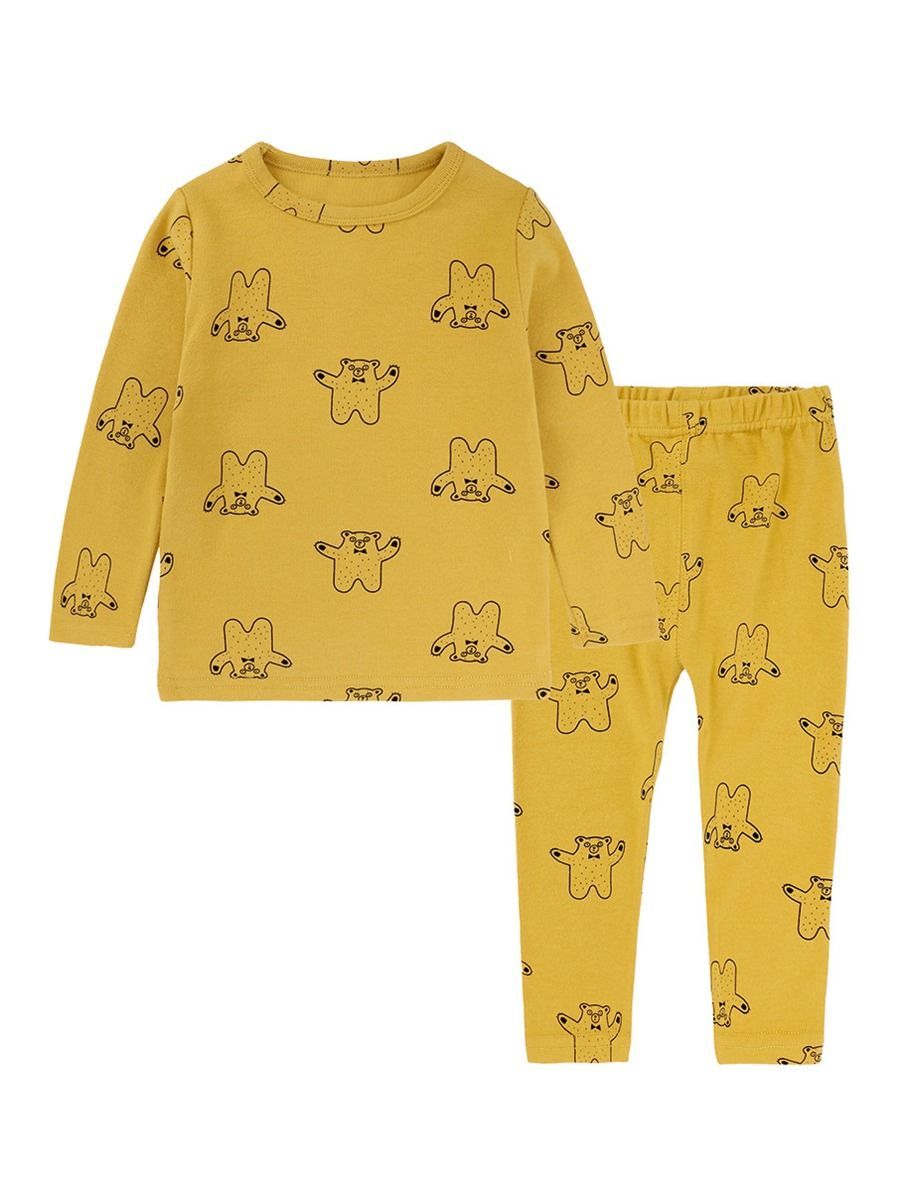 Spring 2-Piece Toddler Kids Unisex Cartoon Pajamas Set-6 Colors - dianjiang-