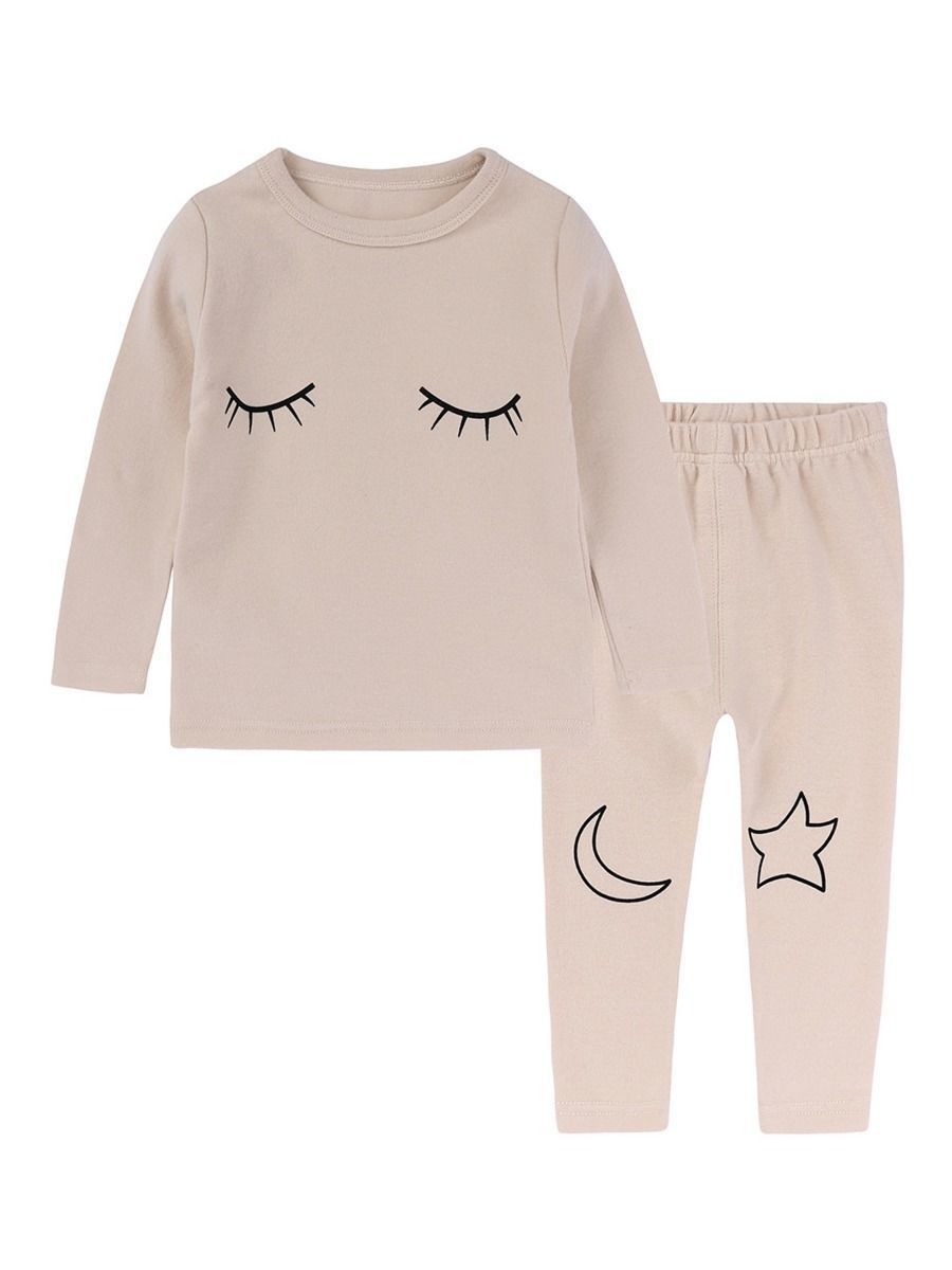 Spring 2-Piece Toddler Kids Unisex Cartoon Pajamas Set-6 Colors - dianjiang-