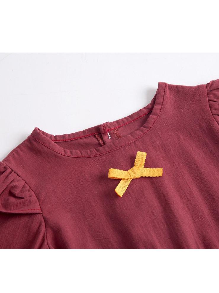 Spring Fall Ruffled Long Sleeve Infant Toddler Girls Romper - dianjiang-