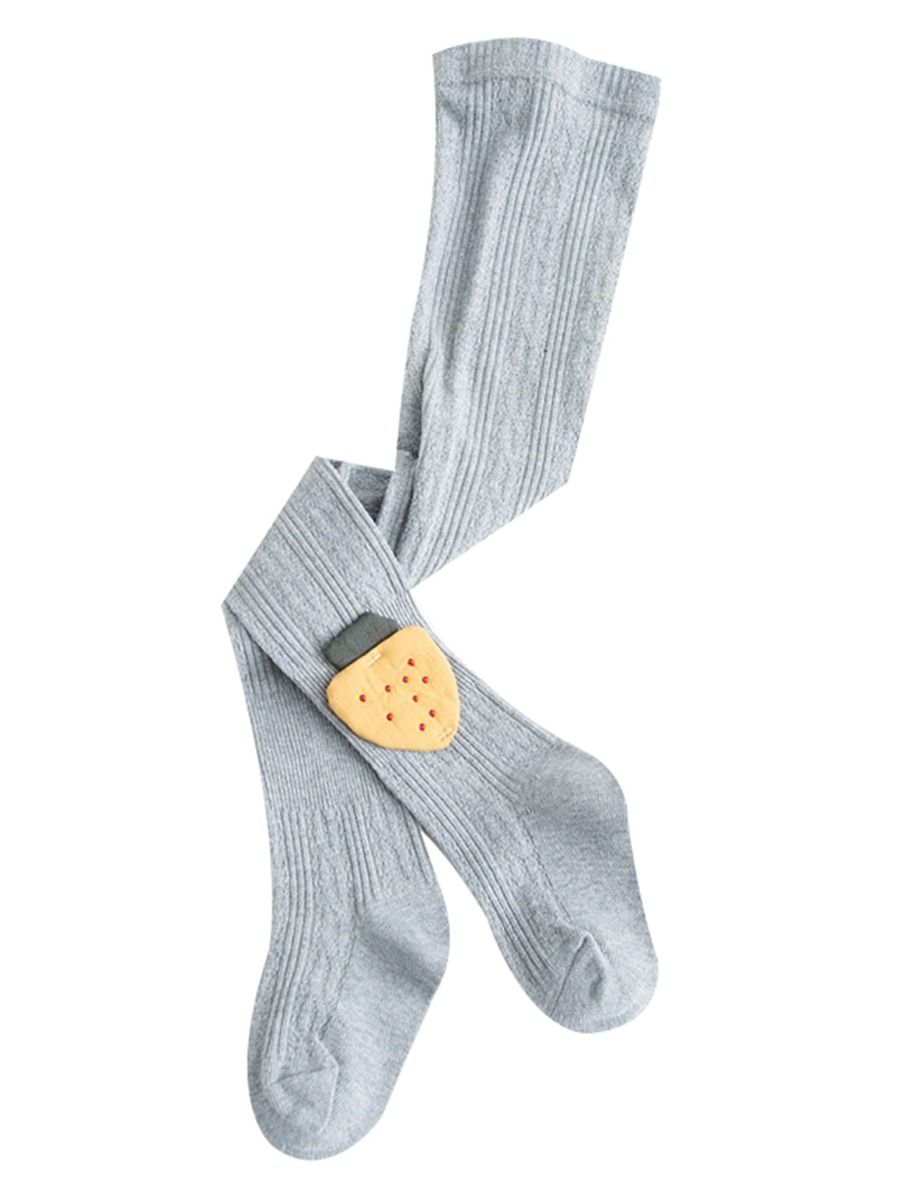 2-PACK Pantyhose Strawberry Mushroom Pattern Stockings Baby Big Kids Tights Socks - dianjiang-