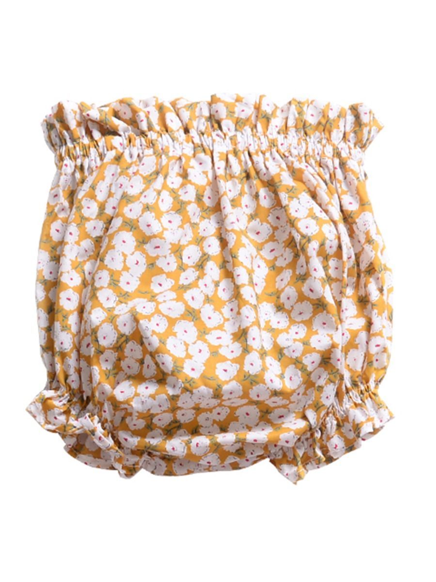 Style Infant Baby Floral/Plaid/Stripe Bloomers - dianjiang-