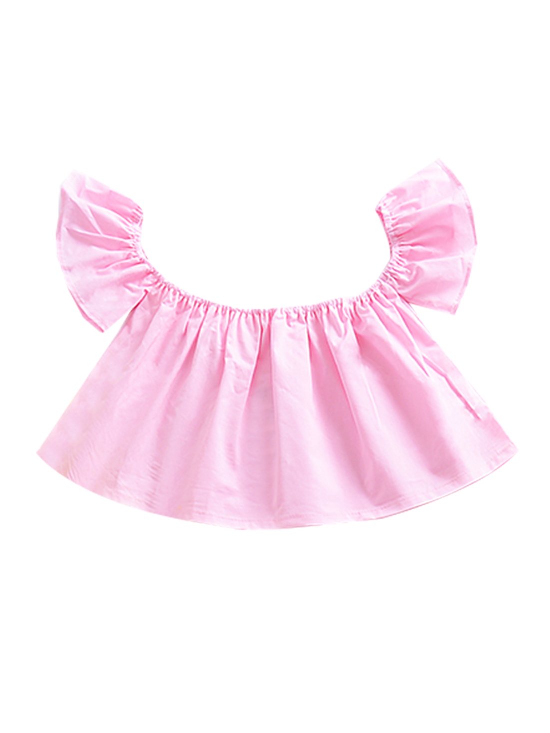 Stylish Baby Girls Off shoulder Flared Sleeves Top - dianjiang-