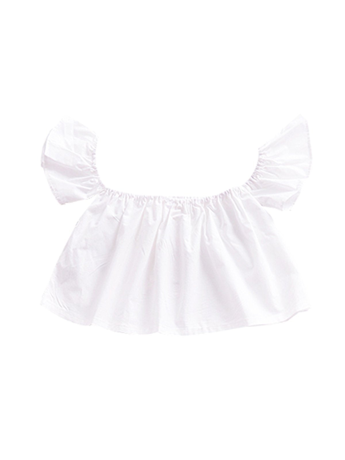 Stylish Baby Girls Off shoulder Flared Sleeves Top - dianjiang-
