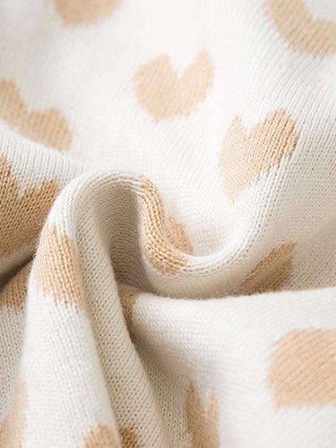 Stylish Baby Toddler Girl Love Heart Crochet Sweater - dianjiang-
