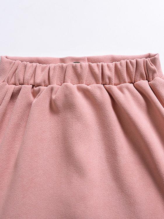 Stylish Buttoned Solid Color A-line Skirt - dianjiang-