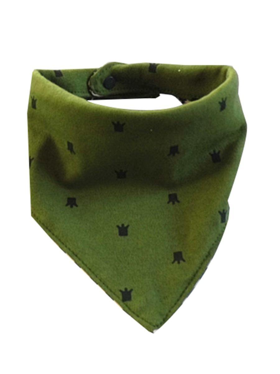 Stylish Buttoned Two-double Printed Bib For Baby - dianjiang-