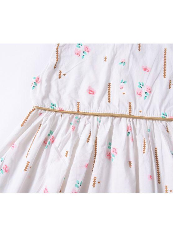 Stylish Little Girl Sleeveless Summer Flower Dress - dianjiang-