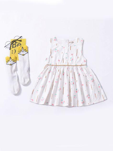 Stylish Little Girl Sleeveless Summer Flower Dress - dianjiang-